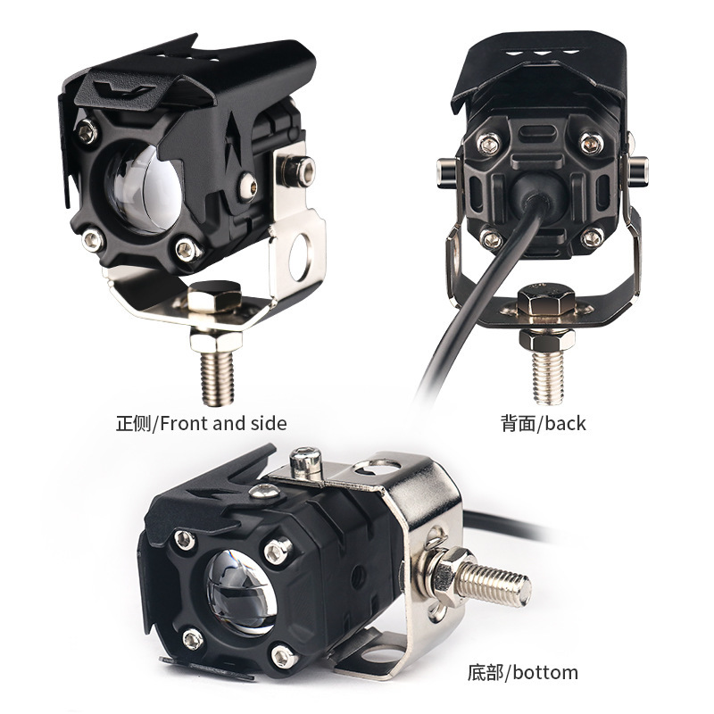 LED Motorcycle Spotlight Headlight High Brightness Waterproof