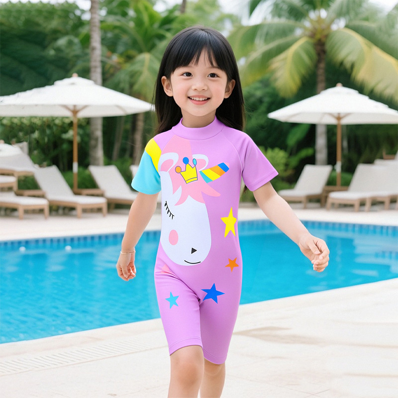 Trajes de baño para niños, niñas lindas, niños, niños, protección solar, confort, set de trajes de baño de primavera para niñas