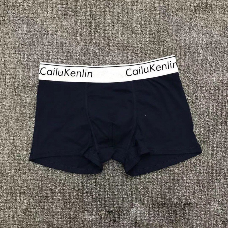 CailuKenlin Underwear Cotton Boxer Brief Black