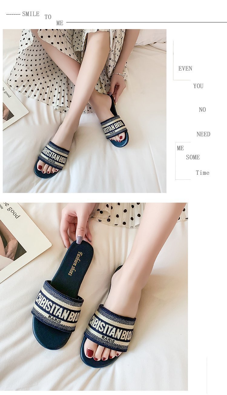 Internet Berühmte Hausschuhe Damen Sommer, Super Hot Im Jahr 2024, Neue Mode Für Den Außenbereich, Ins Trendy Beach Anti Slip One_voghion.com