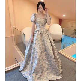 法式晚礼服2025新款轻奢成人礼声乐18岁艺考礼服敬酒服蓬蓬裙