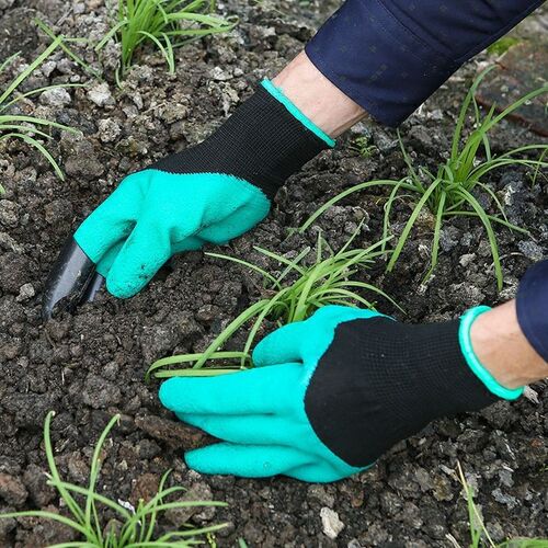 Paw Gardening Gloves, Garden Stab Resistant Glue for Working, Garden Nylon Dip Agricultural Digging Gloves Wholesale