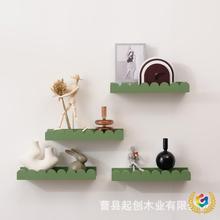 ✅优选壁挂式实木花边收纳架家用客厅E装饰架工厂直供现货实木置