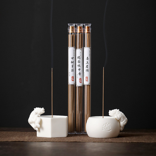 Lucky Pixiu white porcelain incense burner household sandalwood agarwood mugwort incense incense stick incense seat indoor tea table decorations
