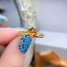 �¿��ָ925�y��18k�Ƕ��Ȼ���_ʯ��ʯ������ָ��ʽ�·fһ����