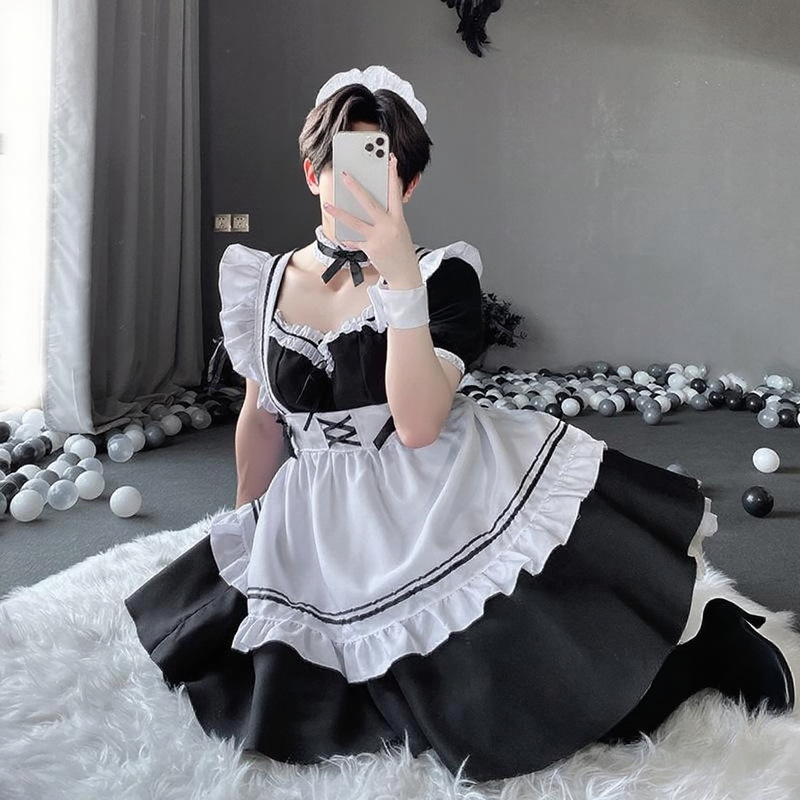 Lobe Sexy Lingerie Pure Desire Maid Uniform Cute Maid Suit Temptation Sleepwear