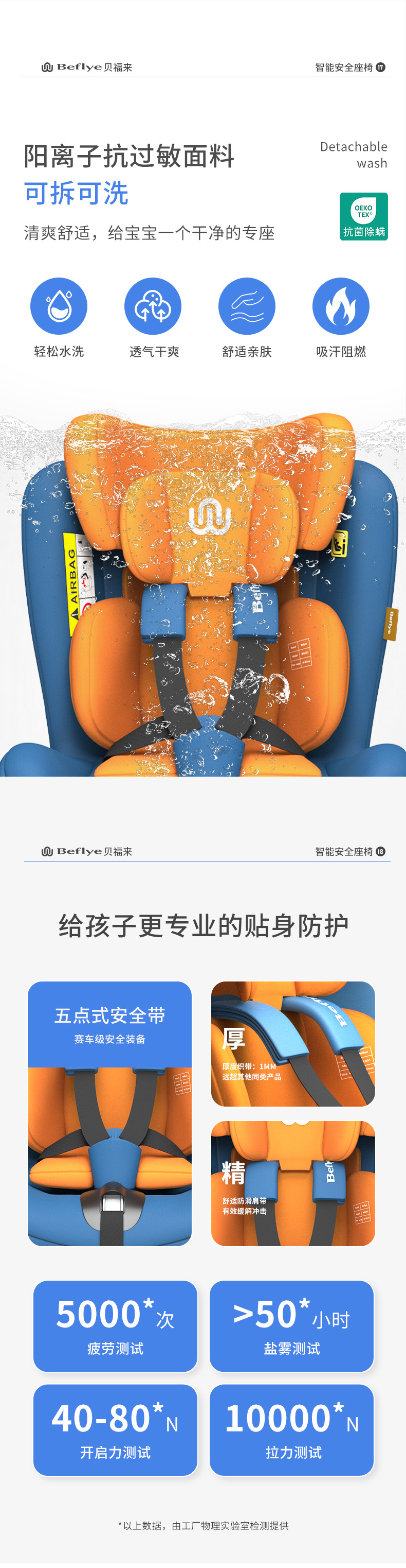Baby Car Safety Seat for Children, Newborn Infant Car Seat, Bidirectional Installation, Comfortable and Breathable