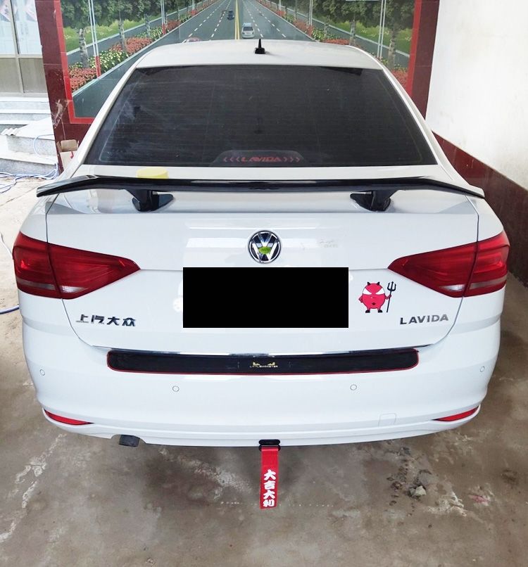 Suitable for Sanxiang Car Modification GM Tenth Civic MG Bluebird Leading Sports Punch-free sports car Rear Wing