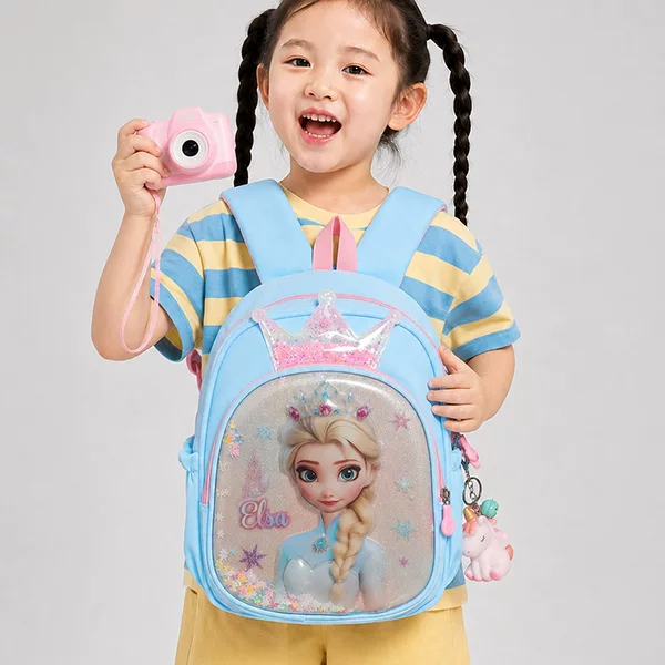 Cartoon Lightweight Versatile Children's Bag New Style Girls' Spine-Protecting and Weight-Reducing Backpack Kindergarten Cute School Bag Snack Bag