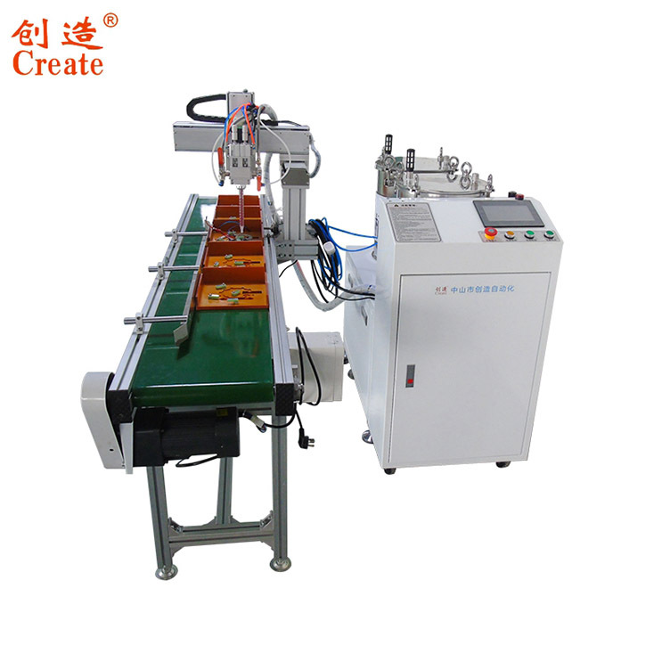 点胶机全自动灌胶机 半自动滴胶机手动控制器 UV胶硅胶打胶设备