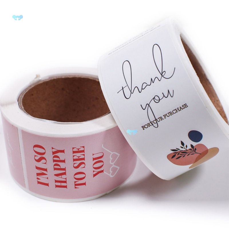100pcs/roll This Package Is Happy To See You Too ers Small B