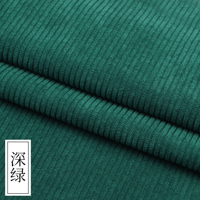 Tela de pana de terciopelo camisa de pana abrigo suéter ropa de tela de color sólido Chaqueta de algodón acolchado pantalones sofá cubierta de tela