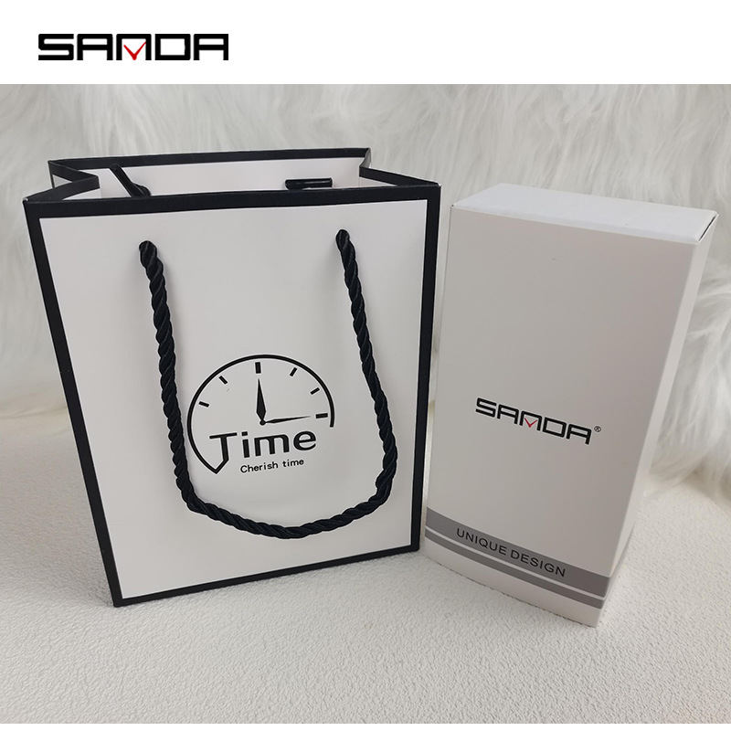 Three-Da Watch Manufacturer Exquisite Packaging Gift Box Rectangular Quartz Watch Stylish Watch Box Manufacturer Wholesale