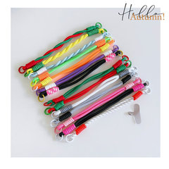 手腕帶短款手機繩手機掛繩男女款個性便攜式彩虹鑰匙扣防丟手機鏈