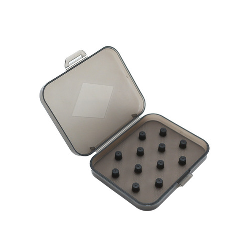 Zhongshan Zhensheng transparent earphone silicone sleeve storage box PP material earphone memory foam packaging box manufacturer