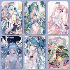 Initial D Future Anime Student Meal Card Bus Card Holder ID Card Protective Case Access Card Campus Card Holder