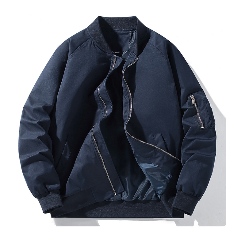 Herr bomberjacka vår höst mode premium par jacka snygg design_voghion.com