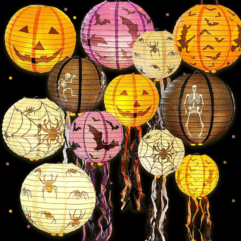 Halloween Paper Lanterns, Pumpkin Lanterns, Hotel Decoration Supplies, Ghost Festival Props, Lampshades, Decorations, Factory Direct Sales, Glowing Halloween Paper Lanterns, Pumpkin Lanterns, Hotel Decoration Supplies, Ghost Festival Props, Lampshades, Decorations, Factory Direct Sales, Glowing