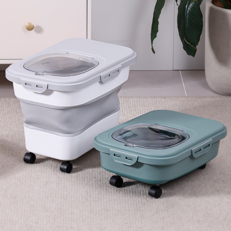 Cubo de Almacenamiento Plegable para Mascotas de PP A Prueba de Humedad image 4