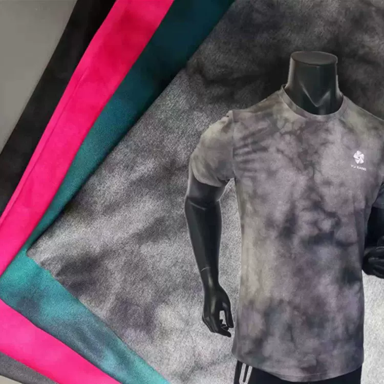 工厂定制数码印花产品可来样来图加工定制针织运动面料