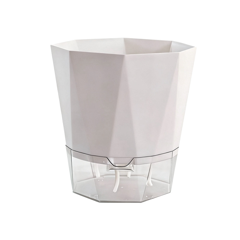 Nuevo riego libre maceta de flores autoabsorción de agua perezosa red rojo verde rosa rosa rosa galón maceta de plástico balcón orquídea maceta de carne