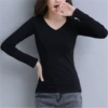 Black V -neck Constant Fund