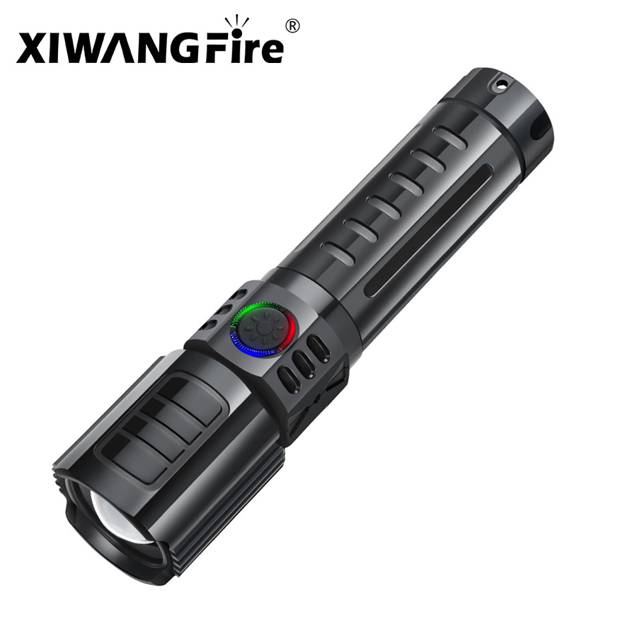 travel super bright handheld durable flashlight with laser