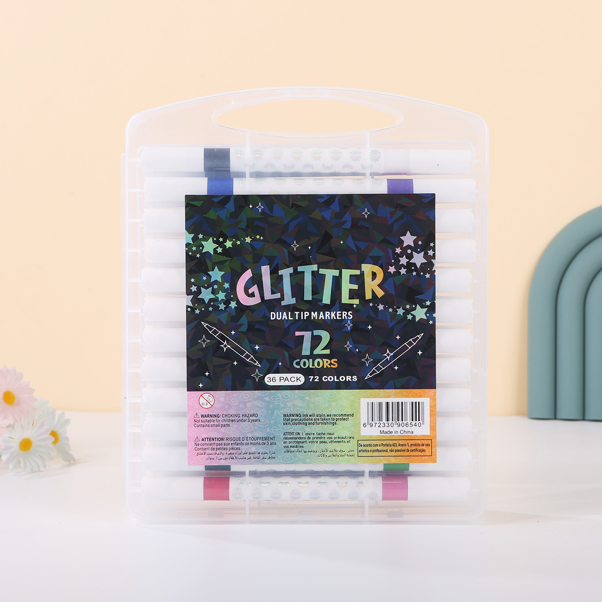 [Una] doble cabeza flash color marcador de pintura doble cabeza resaltador de color flash