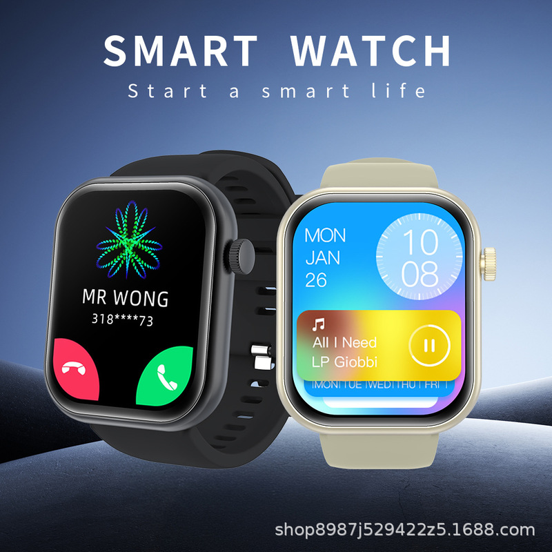 Specially Designed for Cross-Border 2025 New Smart Watch Tb67 Blood Oxygen Blood Pressure Meter Step Monitoring Sports Heart Rate Life Waterproof