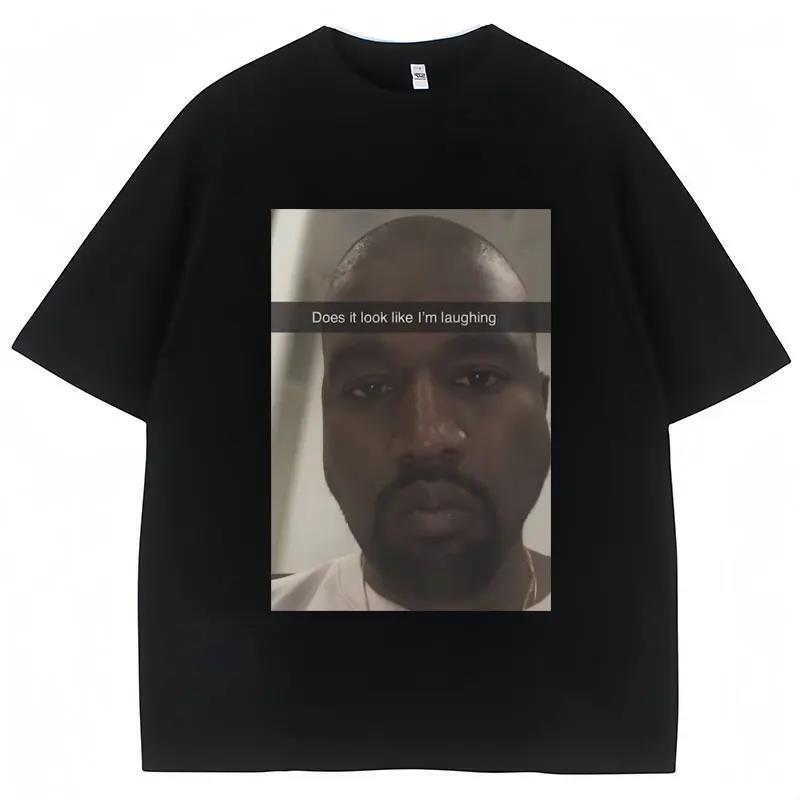 Kanye West Funny Meme Tshirt Looks Like Im Laughinghumorous