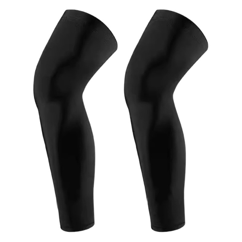 Sun Protection Leg Cover Men's and Women's Riding Ice Silk Sleeve Basketball Knee Pad Outdoor Fitness Leg Protector Cold Socks Foot Cover