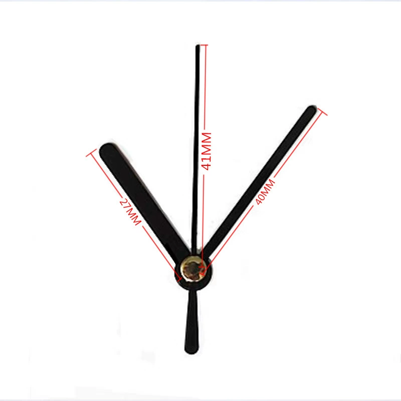 Creative quartz clock pointer acrylic clock accessories clockwise clockwise acupuncture point DIY texture clock needle