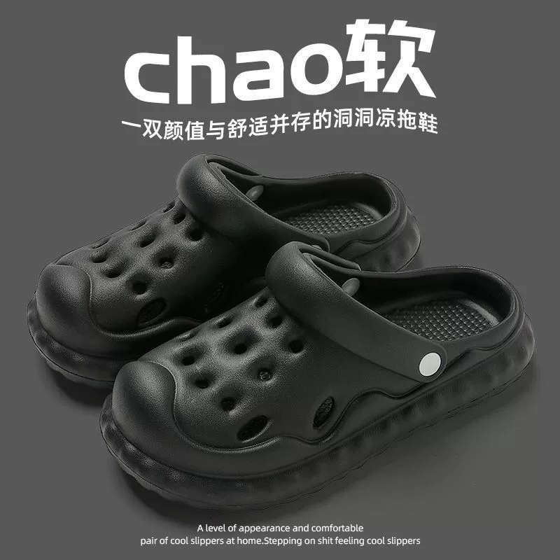 Сандалии в стиле croc женские, для DIY декора, пляжные противоскользящие закрытые, размеры 36–41