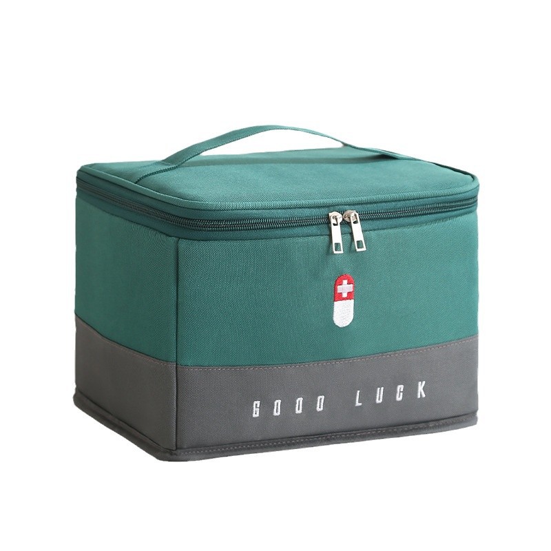 Nuevo viaje al aire libre caja médica doméstica bolsa de almacenamiento de medicamentos de gran capacidad paquete de prevención de epidemias tridimensional bolsa de salud bolsa de medicamentos de emergencia