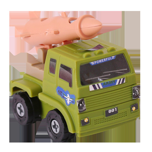 Cartoon toy engineering aircraft tank patrol inertial non-return rescue vehicle student gift car model car