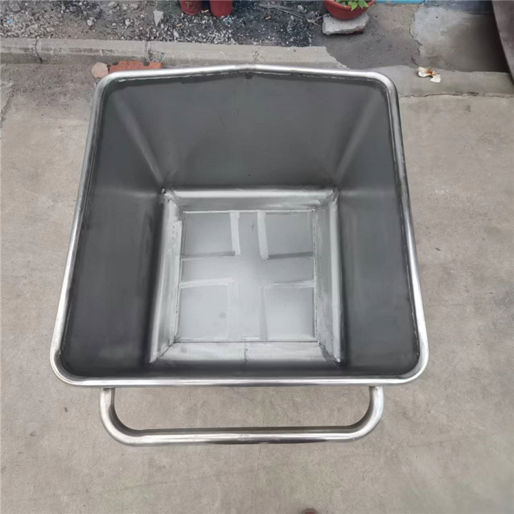 200L料斗车  移动式物料周转车 304不锈钢料斗车放料车