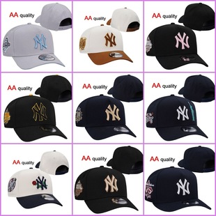 Cross-Border Wholesale Aa Baseball Cap Embroidered Foreign Trade Versatile Sports La Duckbill Cap Adjustable Yankees Sunshade for Men and Women