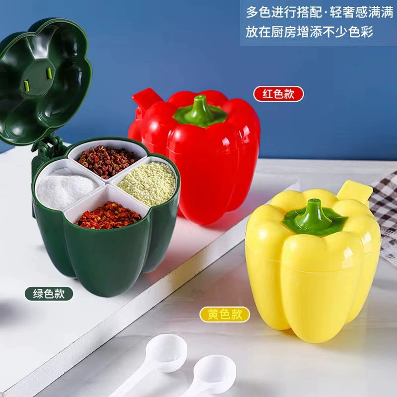 Ящик для приправ красивый многосеточный комбинированный бытовой флакон для приправ ящик для хранения соляной банки кухонные принадлежности Полная коллекция с крышкой для хранения