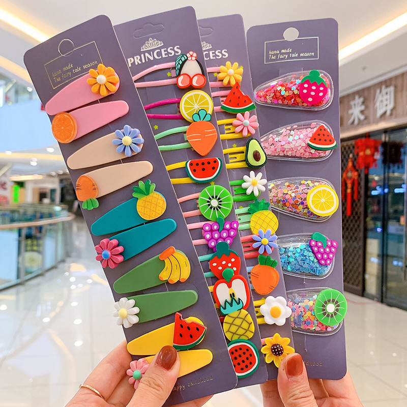 Children's cartoon hairpins