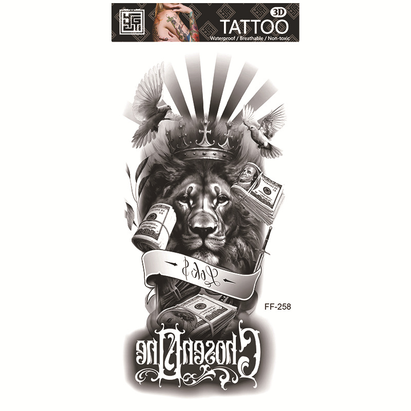 Tatuajes Temporales Impermeables de Papel de Transferencia al Agua para Cuerpo Entero image 64