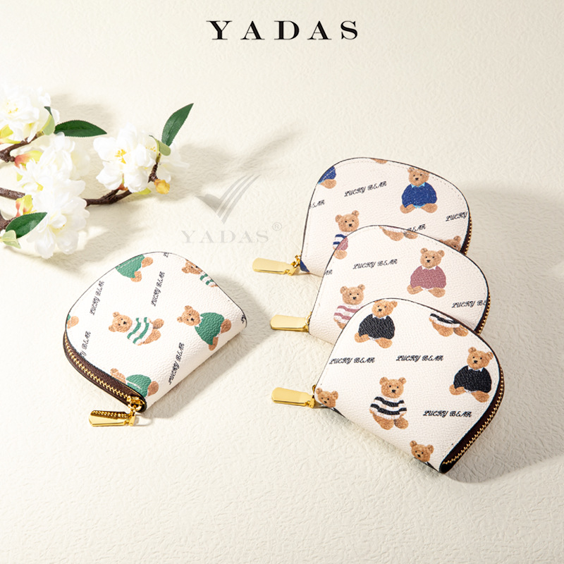 Yadas monedero pu moda pequeñas señoras womenpurse gran capacidad monedero