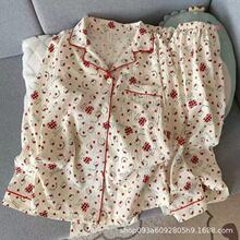 云朵棉KT猫睡衣女春秋冬季韩版卡通可爱可外穿家居服两件套装泰国
