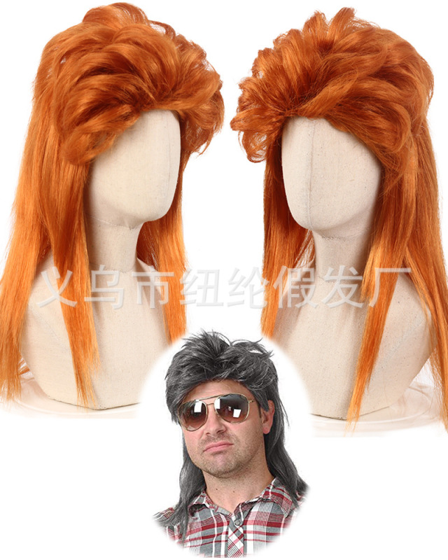 European and American 70s 80s black fish wig fashion personalized clothing fancy party accessories wedding bridesmaid hat
