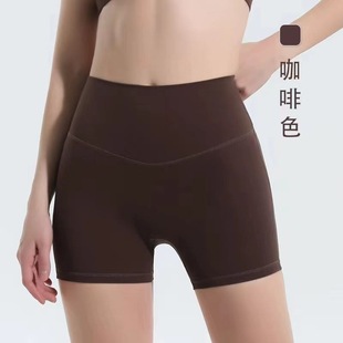 Tight Three-Point Yoga Training Peach Butt Sports Elastic Shorts Fitness Cycling Hip Lifting High Waist Yoga Shorts