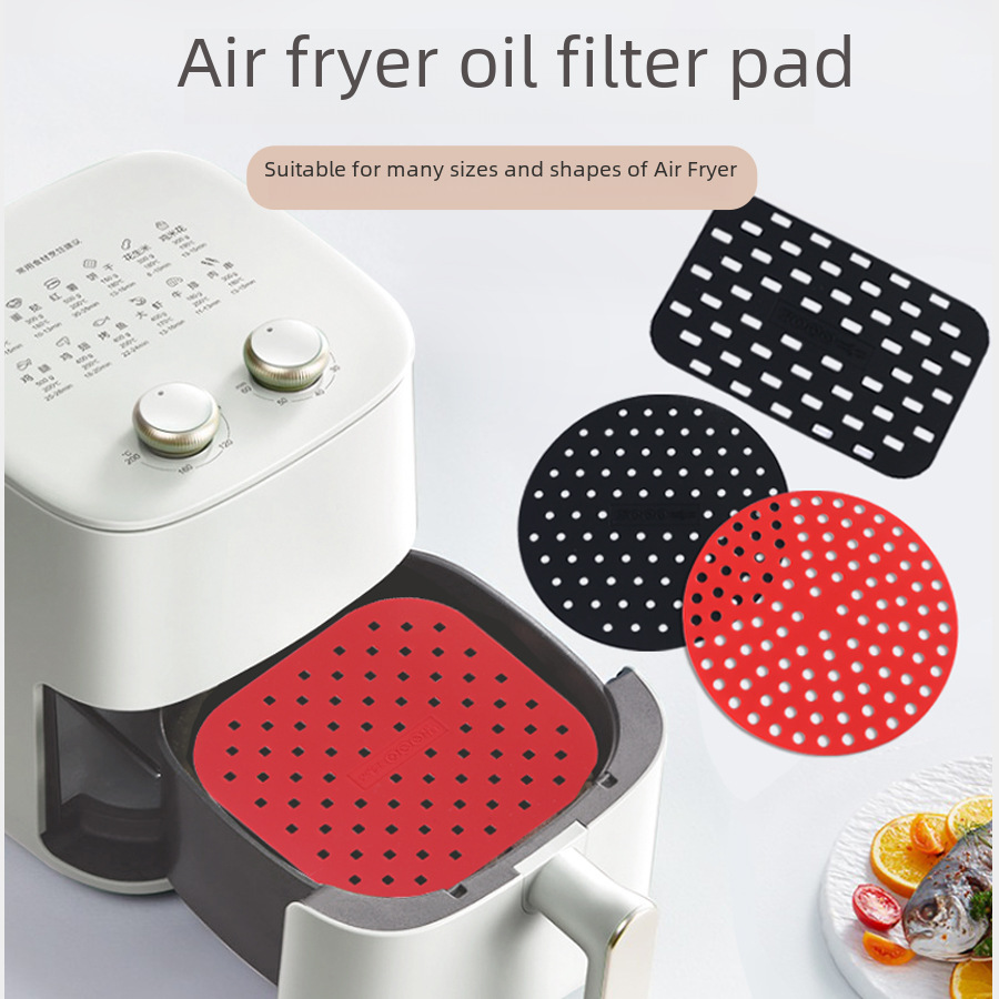 Factory New Air Fryer Silicone Parchment Air Fryer Baking Pan Oven Silicone Cake Mold Baking Utensils
