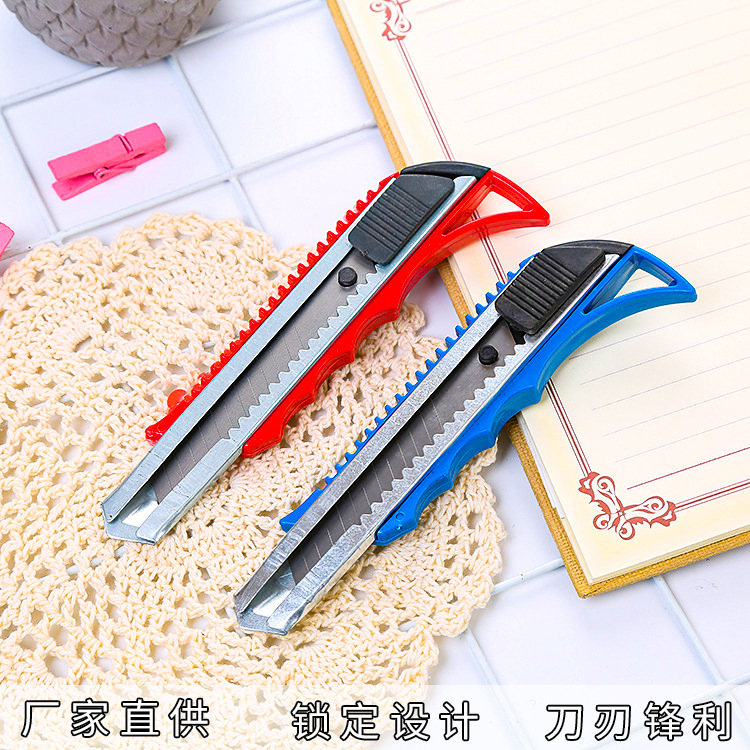 Cuchillo utilitario grande para estudiantes, cuchillo de papel hecho a mano para niños, papel tapiz de acero inoxidable, herramienta para papel tapiz, venta directa de fábrica