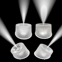 推荐XP21直径斜边珠面条纹偏光防水透镜带柱适配3535 30302835LED