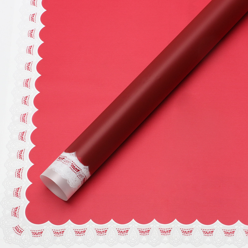 Huaxi encaje marco de papel hansu floral papel de embalaje impermeable engrosado florista material de floral al por mayor