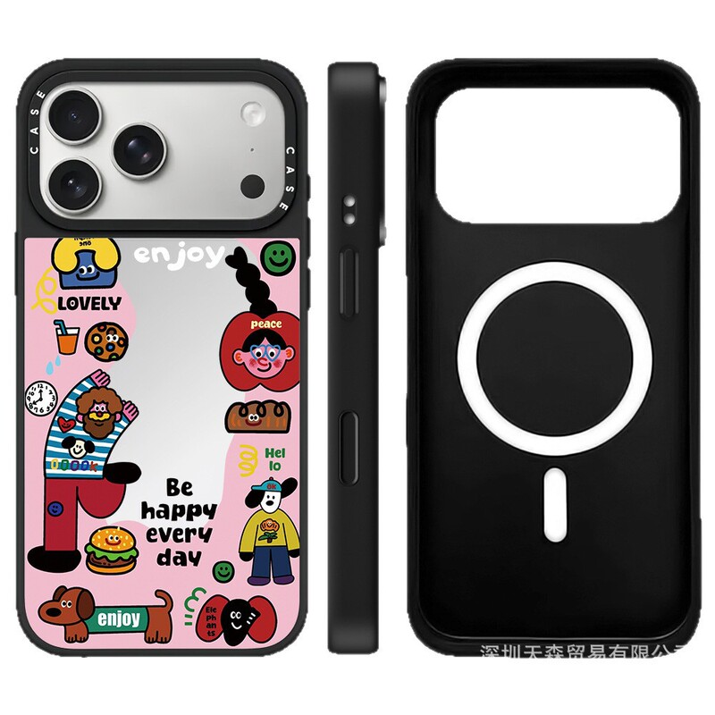 CASET联名幸运老头适用苹果iPhone17ProMax手机壳16Pro潮牌14镜面|undefined