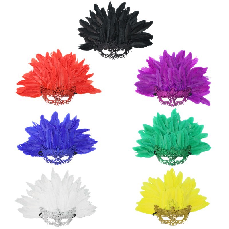 Venta caliente transfronteriza máscara de fiesta de disfraces de Venecia rosa zorro creativo Yang Huan máscara de Halloween cara soldado